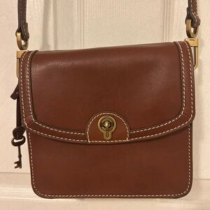 Fossil Brown Crossbody Bag